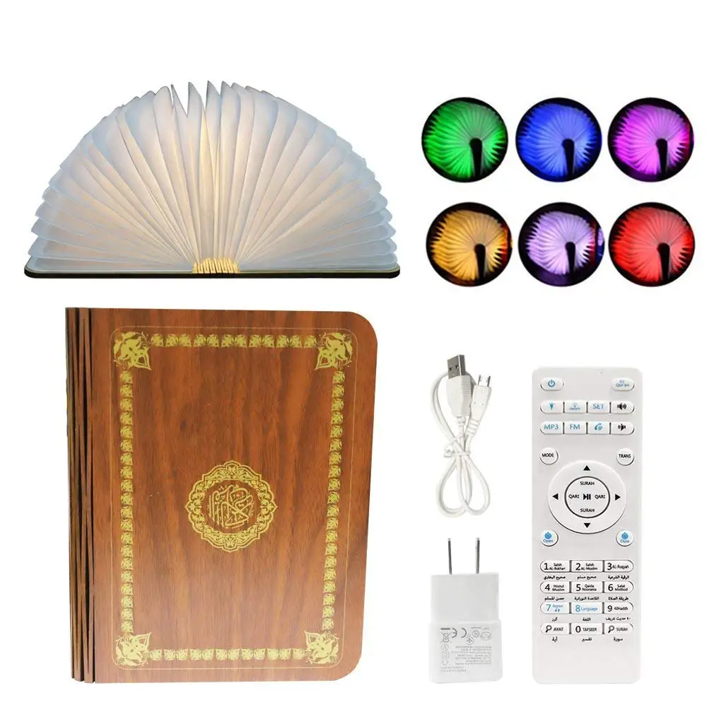 Equantu SQ202 led book lamp quran speaker is the