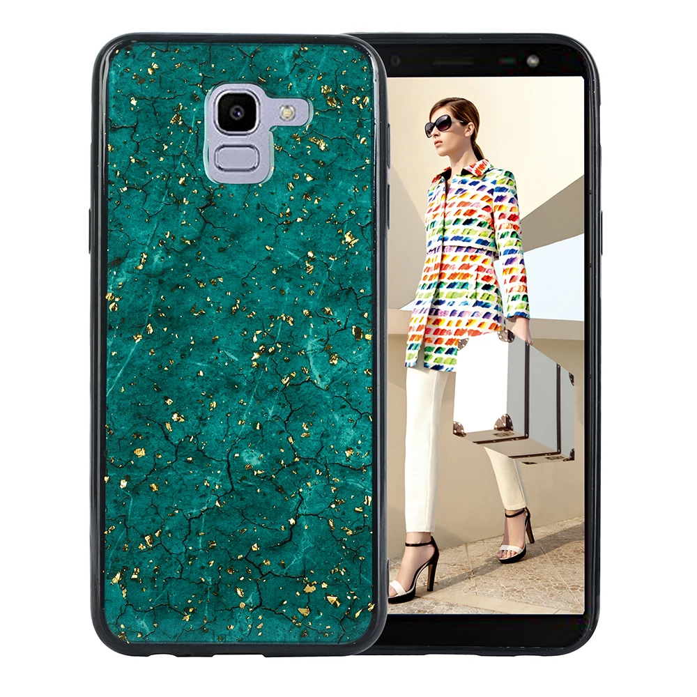 Foil Bling Marble Case For Samsung Galaxy J4 J6 Plus 2018 Cover Glitter Soft TPU Case For Samsung Galaxy J8 2018 J4 J6 2018 Capa (15)