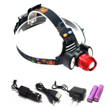 USB налобный фонарь led 18650 налобный фонарь водонепроницаемый перезаряжаемый XML T6 Кемпинговые фонари с аккумулятором зарядное устройство Usb кабель