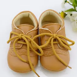Хлопок Обувь для младенцев новорожденных Обувь для мальчиков Обувь для девочек мягкая подошва Prewalker первый ходок Обувь
