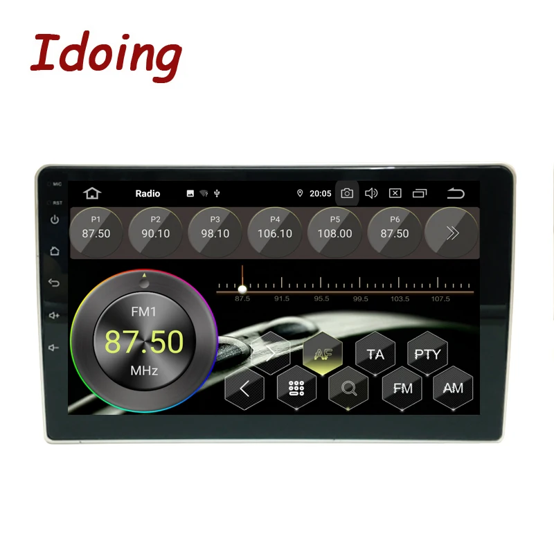 Flash Deal Idoing 9" 2.5D Car Android 9.0 Multimedia Player For Peugeot 307 307CC 307SW 2002-2013 PX5 4G+64G 8 Core GPS Navigation NO 2din 2