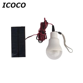 

ICOCO Mini Portable Solar Power Emergency Bulb Outdoor Camping Travelling Bulb Rechargeable Handheld Bulb Beach Hanging Bulb