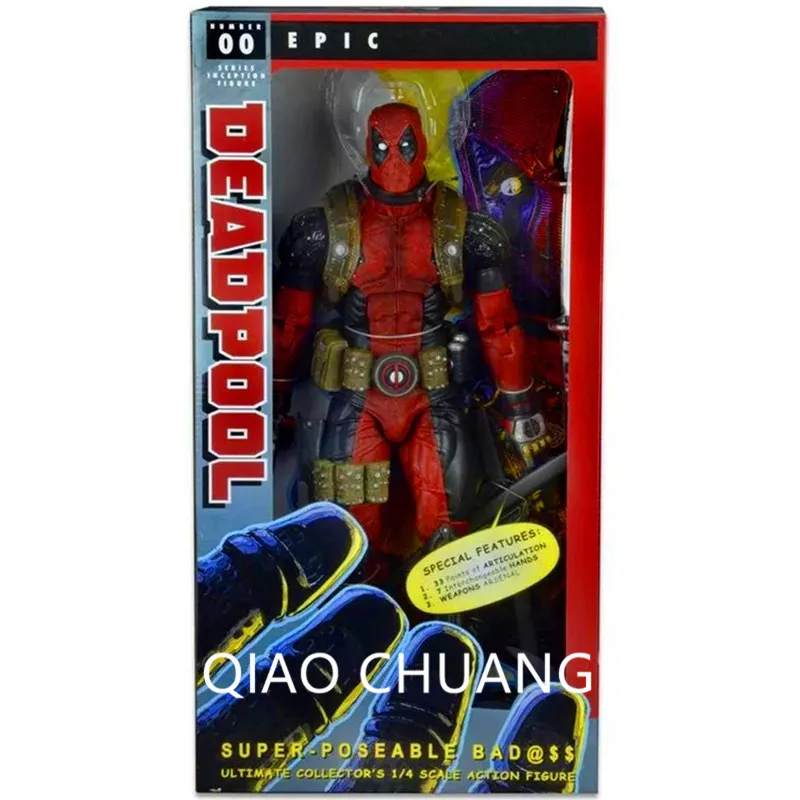 

45CM Cartoon X-Men Deadpool Wade Winston Wilson Ultimate 1/4 Scale PVC Action Figure Collectible Model Toy S351