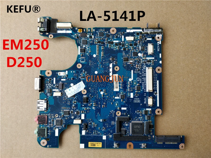 Материнская плата KEFU для ноутбука Acer EM250 D250 KAV60 быстрая доставка тестирование на