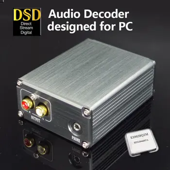 

XMOS U208 ES9038Q2M PC Audio Decoder DAC Headphone Amplifier DSD 32BIT 384K