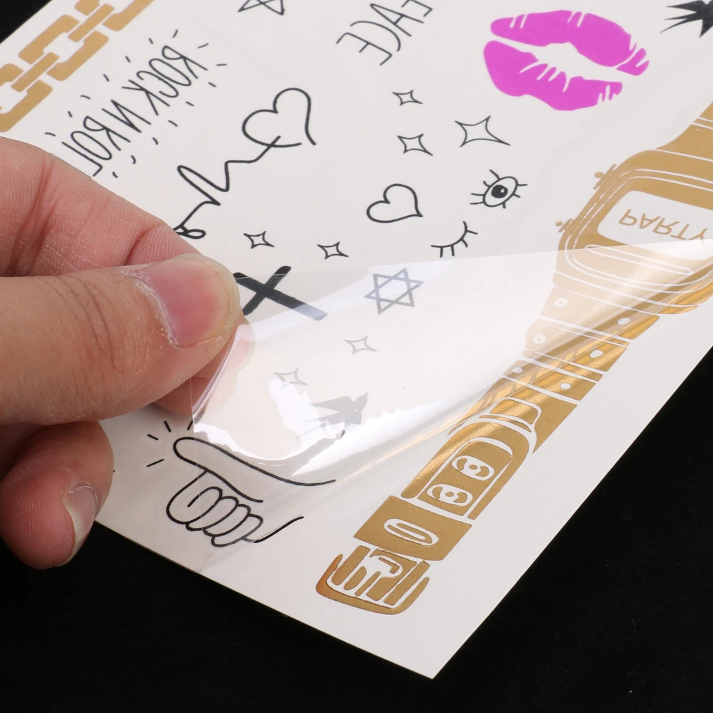 Bachelorette Party Waterproof Temporary Flash Tattoo Stickers
