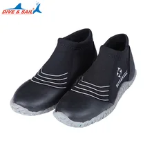 DIVE& SAIL 3 мм Неопреновая акваобувь с защитой от царапин, противоскользящая обувь для подводного плавания, Пляжная водонепроницаемая обувь для дайвинга, плавники для плавания