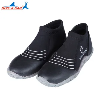 

DIVE&SAIL 3mm Neoprene Aqua Shoes Anti-scratch Anti-slip Upstream Wading Shoes Beach Water Diving Shoes Swim Fins