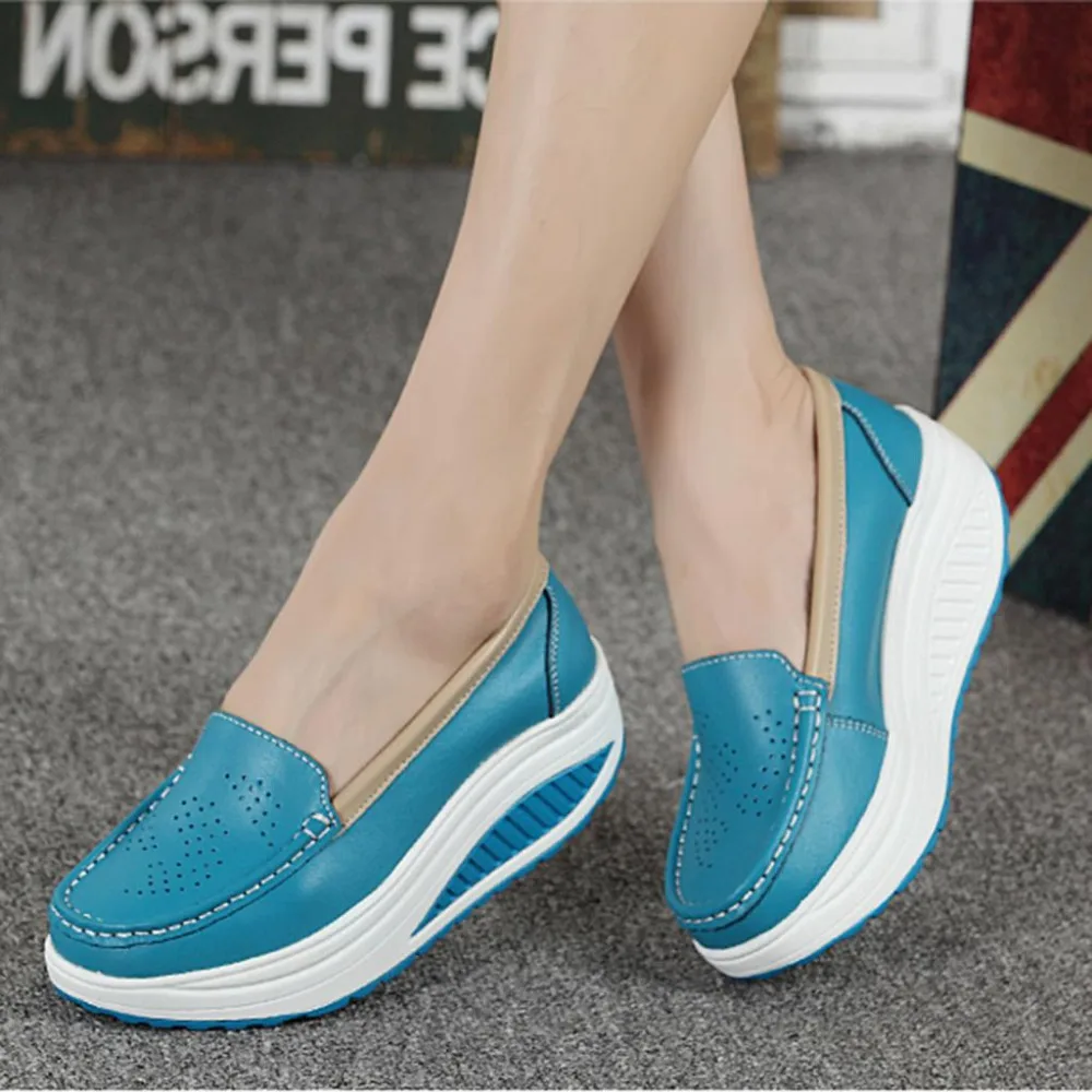 Aliexpress.com : Buy 2018 Spring women platform loafers shoes ladies ...