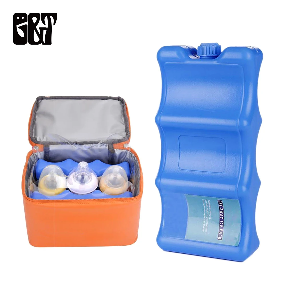 

GT Reusable Breast Milk Storage Cooler Reusable Ice Packs Blue For Breast Milk Storage Summer Baby Feeding Tools Baby Care