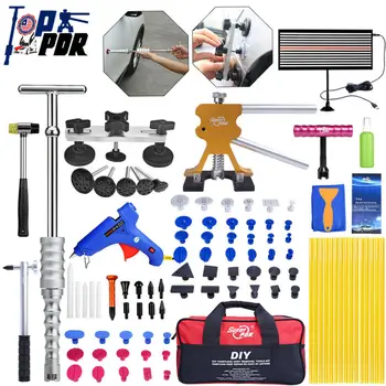 Price PDR Car Repair Tools Dent Lifter Dent Puller Glue Gun Line Board Slide Hammer Suction Cup Paintless Dent Repair Kits