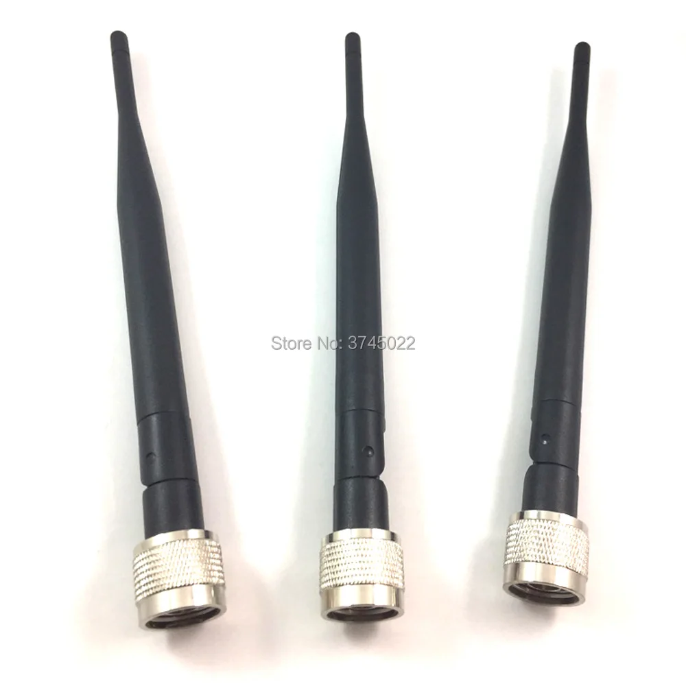 5 шт. Dual Band коэффициент усиления антенны 5dbi с РФ N мужской разъем под прямым углом 20,5 см черный рукоять 2,4 ГГц 5,8 ГГц Antenne