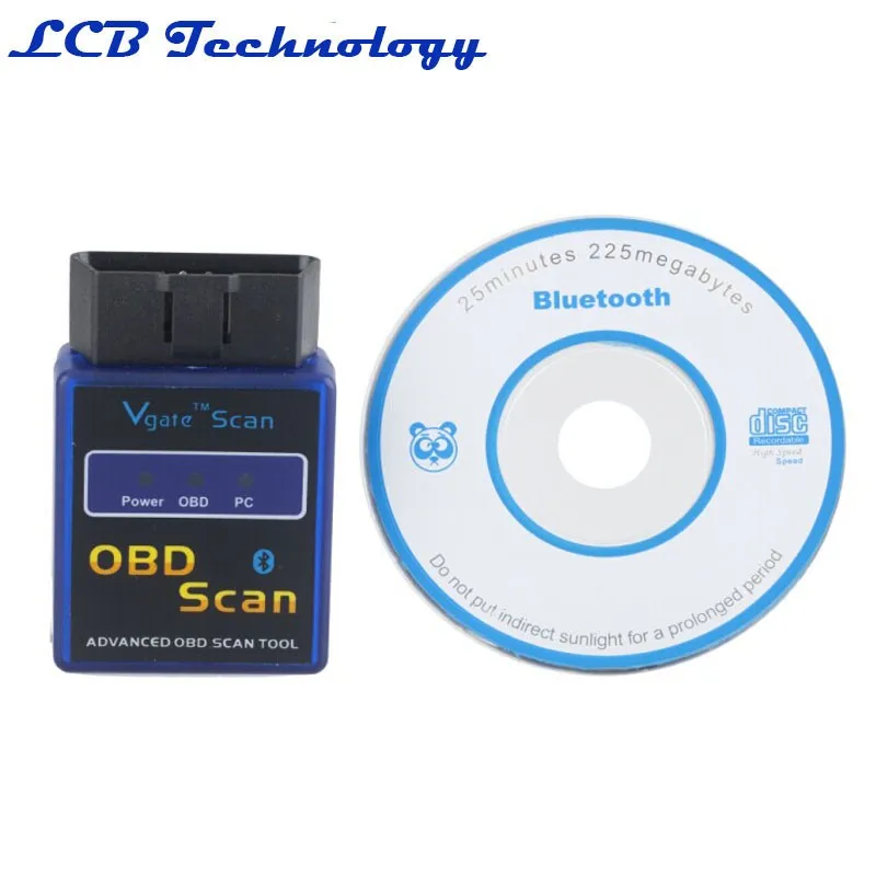 Высокое качество V2.1 Vgate ELM327 сканирующий Инструмент Мини ELM 327 Bluetooth OBD OBD2 Диагностический интерфейс считыватель кодов для мультибрендовых автомобилей