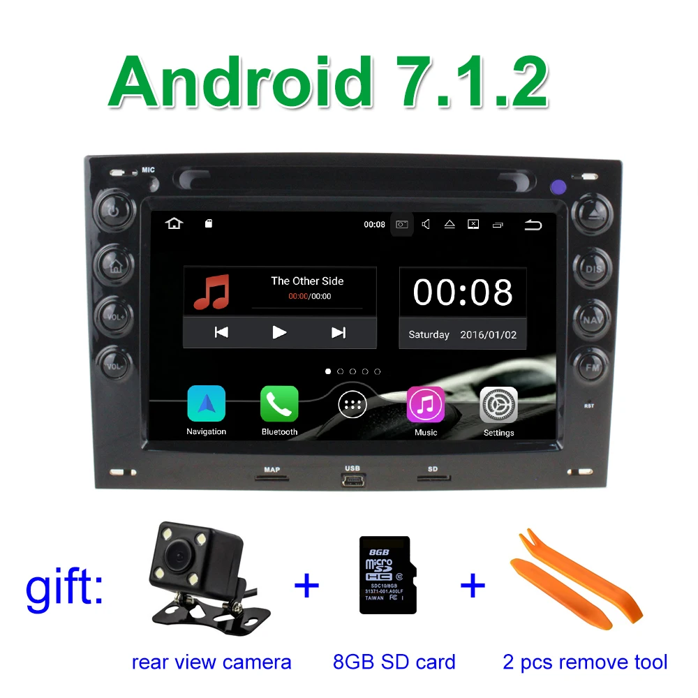 

Android 7.1 Car DVD Player Radio for Renault Megane 2 ii 2006 2007 2008 2009 2010 with BT Wifi GPS