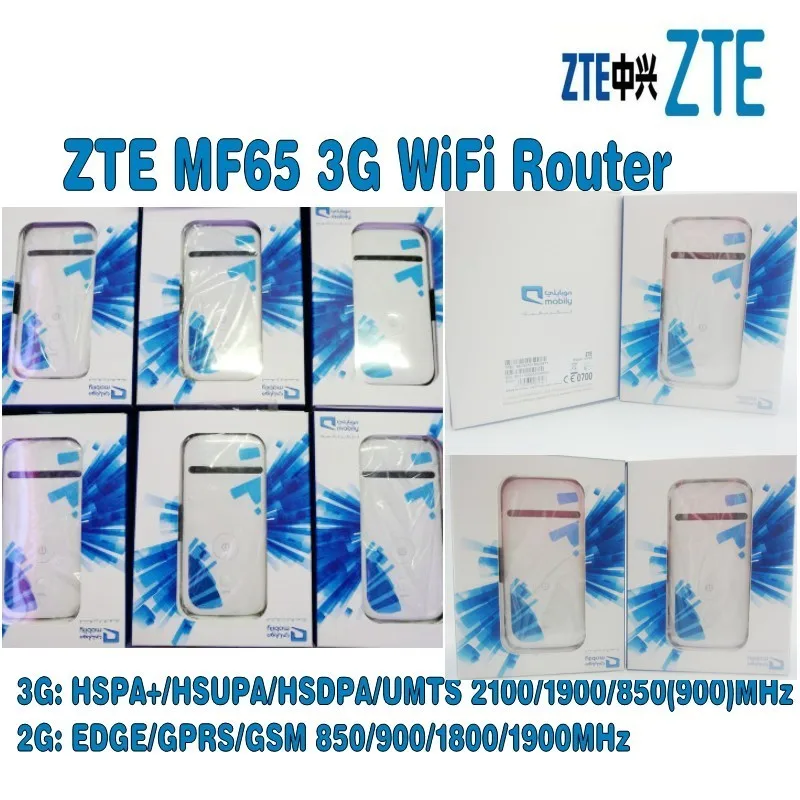 Лот из 50 шт. разблокированный zte MF65 3g беспроводной маршрутизатор 3g Карманный wifi беспроводной маршрутизатор, DHL