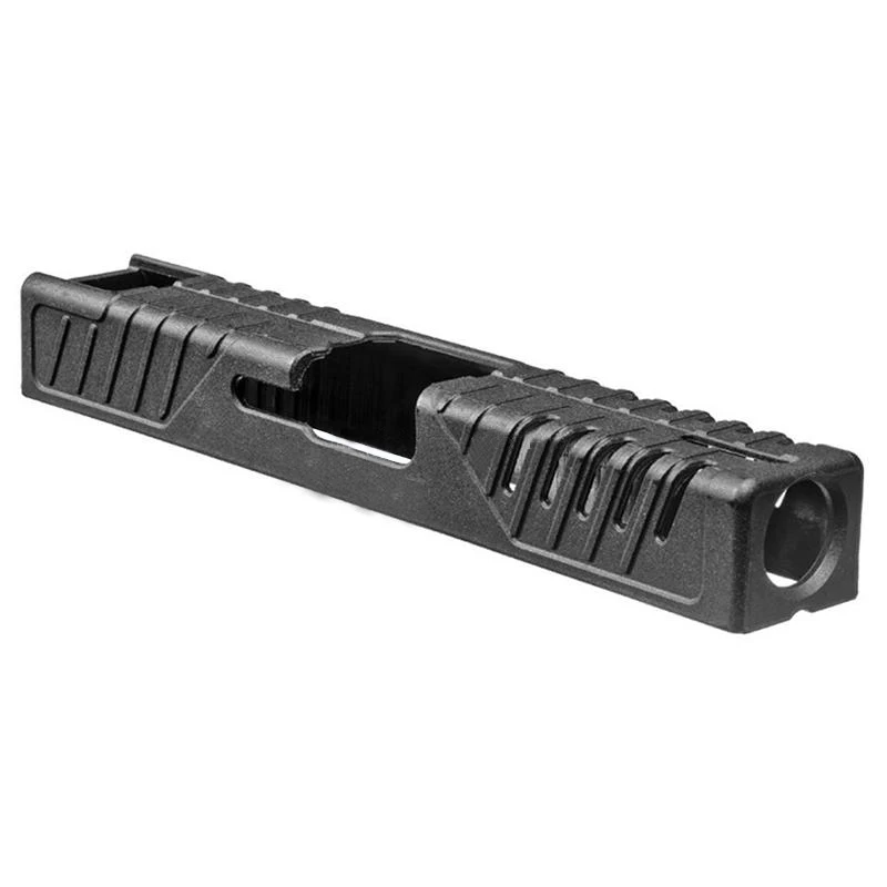Тактическая ручка кожи крышка ползунка для Glock 17/22/31/37 аксессуары для охотничьего ружья - Цвет: Black