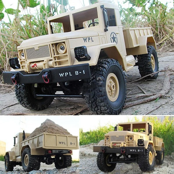 1/16 2,4G 4WD внедорожник RC Грузовик Рок Гусеничный автомобиль с двумя батареями