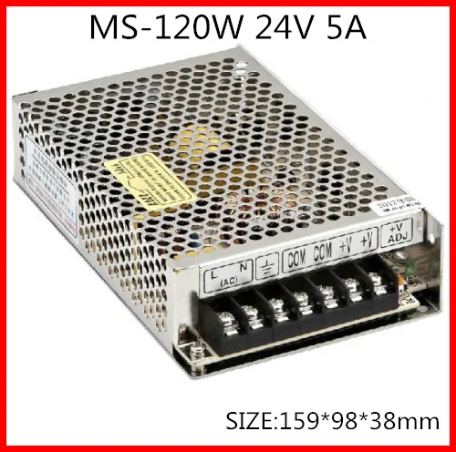 120W 24V 5A Ultra thin Single Output Switching power supply for LED Strip light 