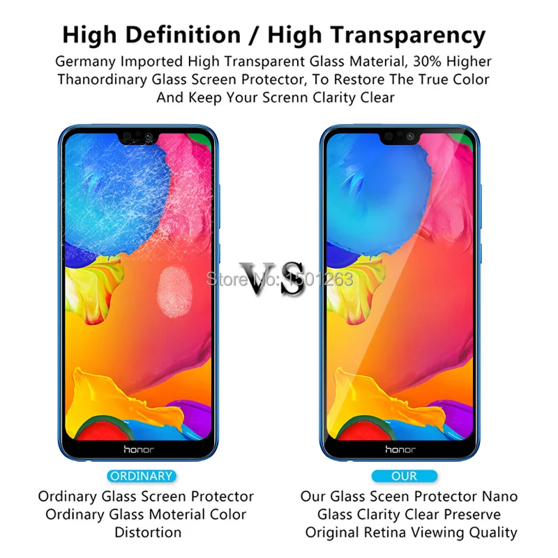 10 шт. полное покрытие закаленное Стекло для huawei Honor 9i 5,8" Экран протектор чехол для huawei Honor 9i 9 Я Стекло защитная пленка