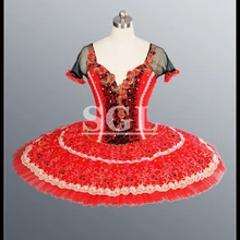 Для женщин Испания Стиль балетная юбка-пачка для девочек для выступлений, беллетная с юбкой-пачкой одежда для бальных танцев для оперы, Театральный Костюм AT1078