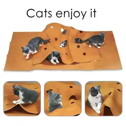 Креативная войлочная ткань для домашних животных игровой коврик для кошек тренировка выносливости коврик для кошек Игрушка для укусов