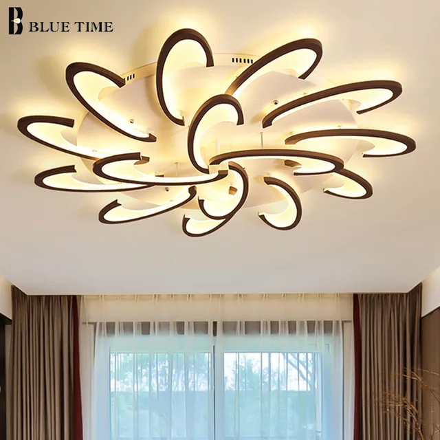 

New Arrival Minimalist Modern Led Ceiling Lights For Living Room Bedroom White&Black Arms Ceiling Lighting Fixtures AC85-260V.