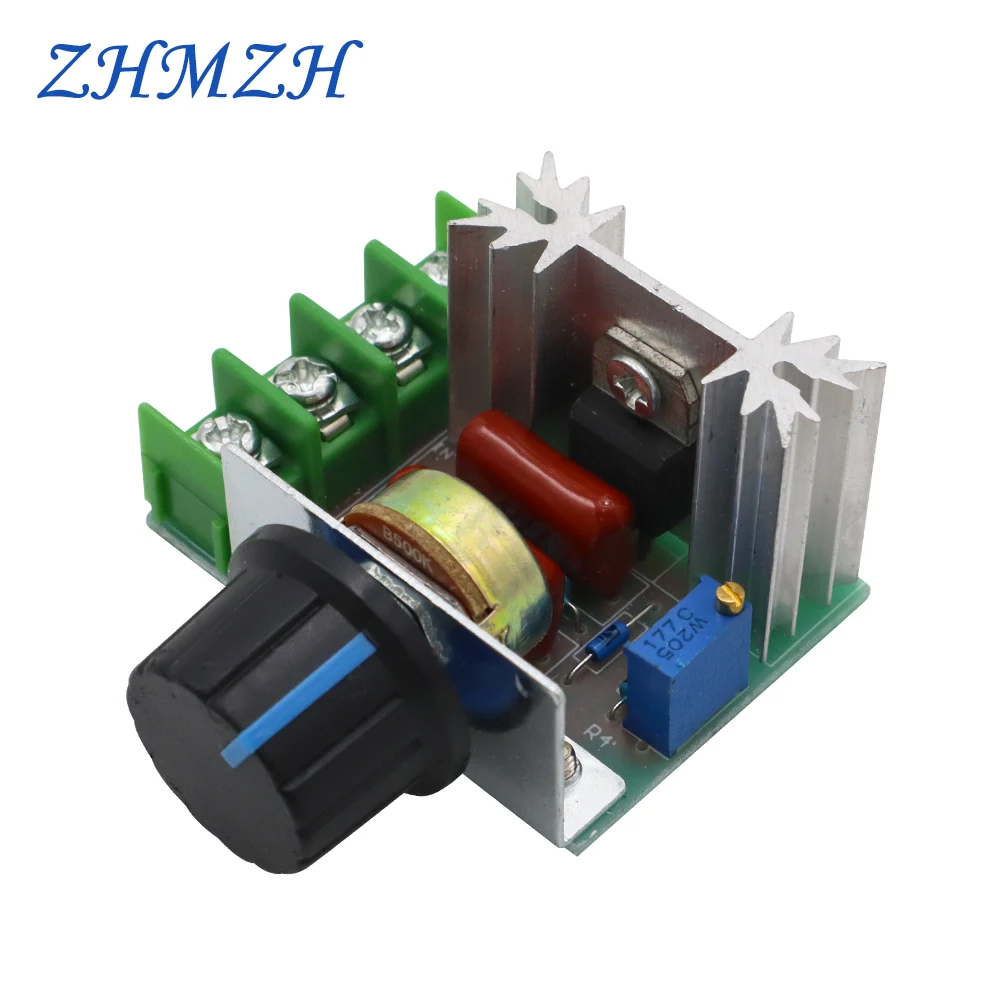 2000W Tiristore Dimmer elettronico 220V Raddrizzatore controllato al silicio Regolatore di tensione SCR Termostato di temperatura di controllo della velocità - immagine 2