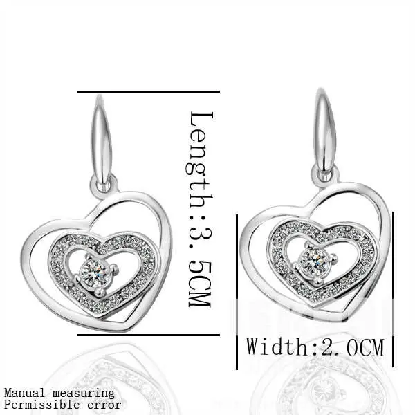 New Arrival Ladylike Gold Plated Crystal Earrings Jewelry LKN18KRGPE040 | Украшения и аксессуары