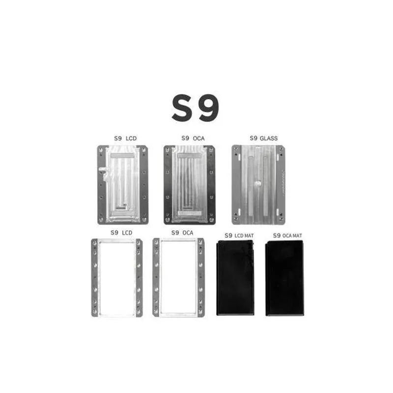 

High Precision OCA/Glass/LCD Locating and Laminating mold for Samsung Curved Surface S10 S6+S7S8 S8+ Note7/8/9 S9 S9+ LCD Repair