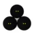 2 шт./4 шт. резиновые шарики-амортизаторы с двумя желтыми точками для тренировок, спортивные резиновые болы, мячи для сквоша в горошек, болы - изображение