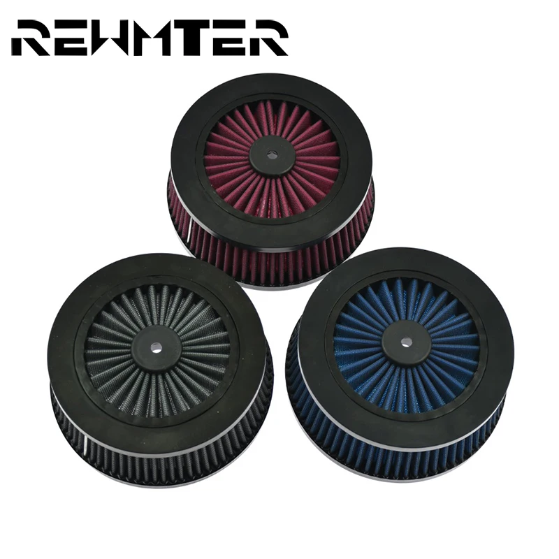 

Motorcycle Air Cleaner Intake Filter Repalecment Element Red/Blue/Gray For Harley Touring FLSTN Sportster XL 883 1200