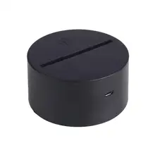 Кабель USB Touch лампы основания для Светодиодный 3d-ночник Замена яркая Таблица базы Свадебный Рождественский Декор держатель