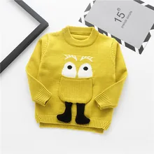 Модный детский свитер; сезон осень-зима; теплый вязаный свитер для мальчиков; Верхняя одежда для малышей