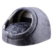 Petminru съемный собачий дом мягкий для кота собаки домашнего животного кровать домашняя теплая Печать диванчики для собак кошка спальные места кровать для щенка питомник