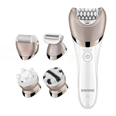 

5 in1 washable women epilator electric female remover lady shaver foot bikini trimmer hair removal cream facial hair removal kit