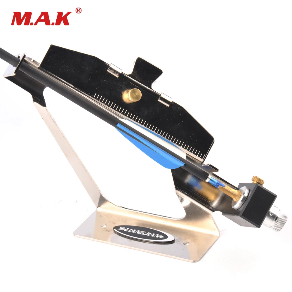 

Archery Make DIY Tool Arrows Adjustable Steel Jig Feather Vane Bonding Device of Archery Accessories for Hunting Shooting