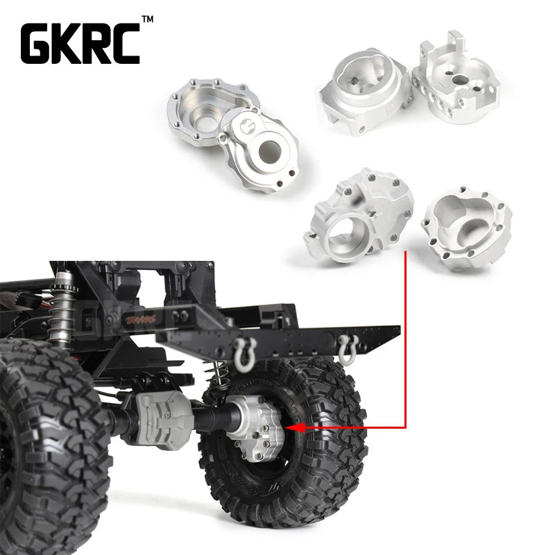 База заднего моста C обновление основы коробки передач для 1/10 Rc Rock Crawler Traxxas Trx4
