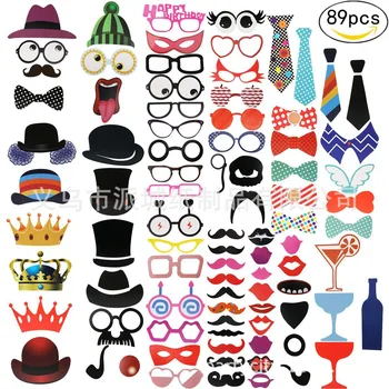 

89pcs/set Photo Props Wedding Birthday Party Decorations supplies