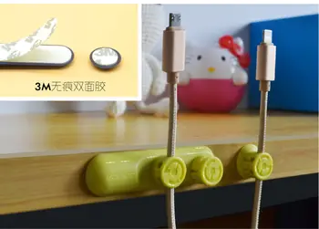 

10pcs/lot Earphone Magnetic Cable Winder USB Charger Line Cord Wrap Organizer Holder Tidy cable For iPhone Samsung HTC Xiaomi