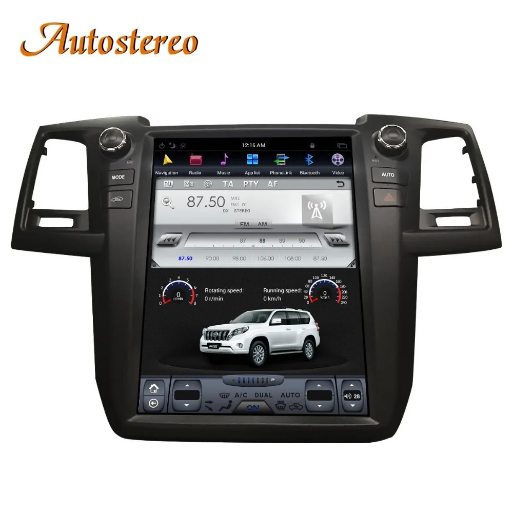 

Android 7.1 Tesla style Car No DVD Player GPS Navigation For Toyota Revo 2005-2015 head unit multimedia tape recorder IPS screen