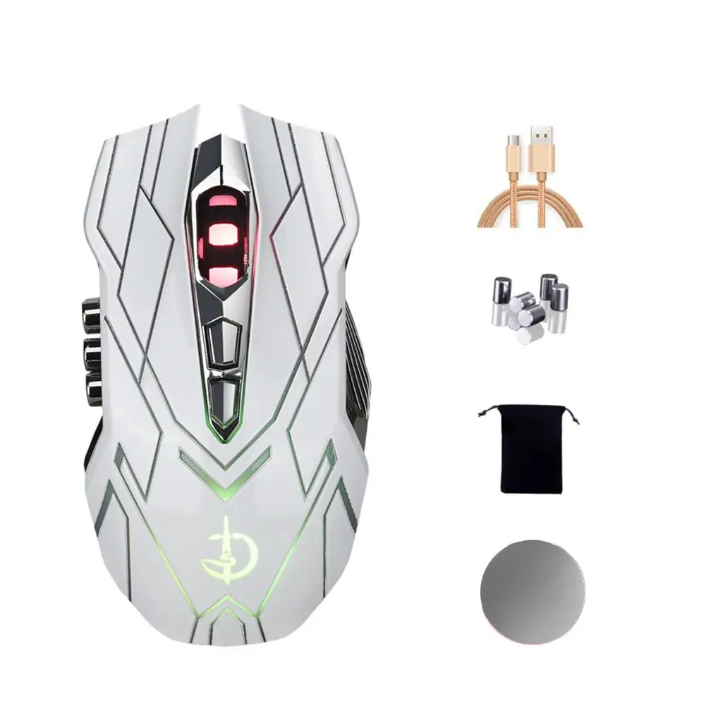 

Tmddotda Mouse Gamer 10 Buttons 2.4GHz Wireless 2000 DPI USB Gaming Mice With Pad Rechargeable mouse sem fio For Computer Laptop