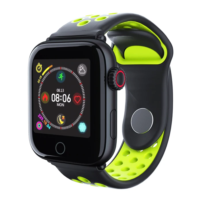 LEMDIOE, новые Смарт-часы с монитором сердечного ритма и артериального давления для мужчин и женщин, многофункциональный спортивный режим IP67, водонепроницаемые Смарт-часы для android ios - Цвет: black green