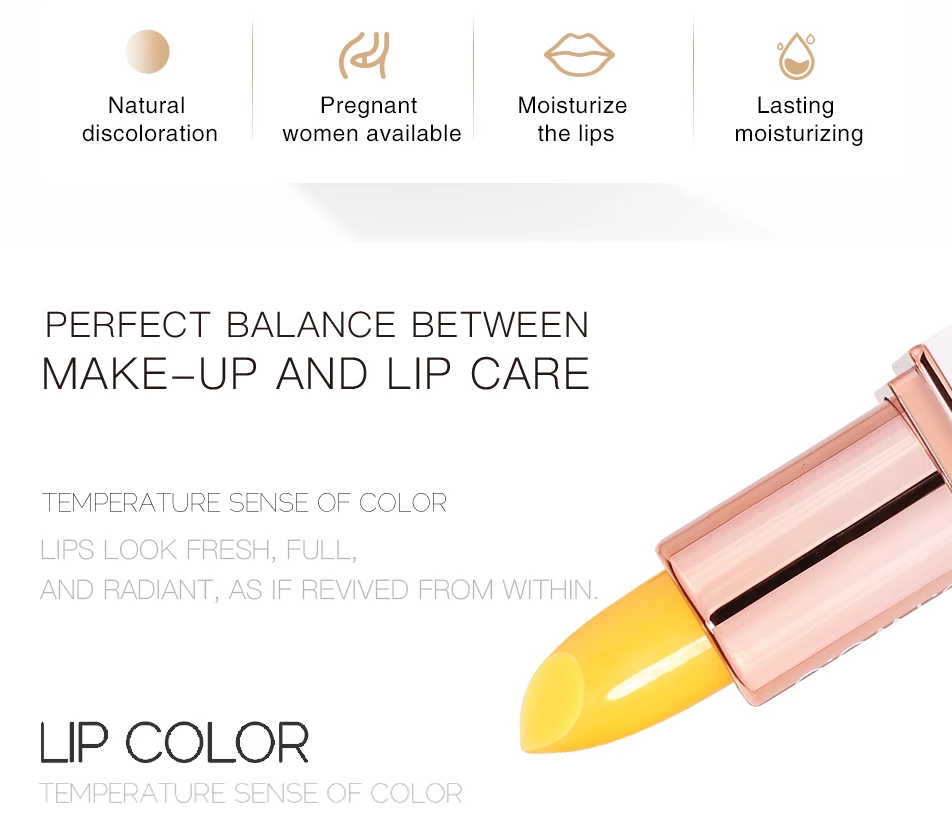 O.TWO.O Colors Ever-changing Lip Balm Lipstick Long Lasting Hygienic Moisturizing Lipstick Anti Aging Makeup Lip Care