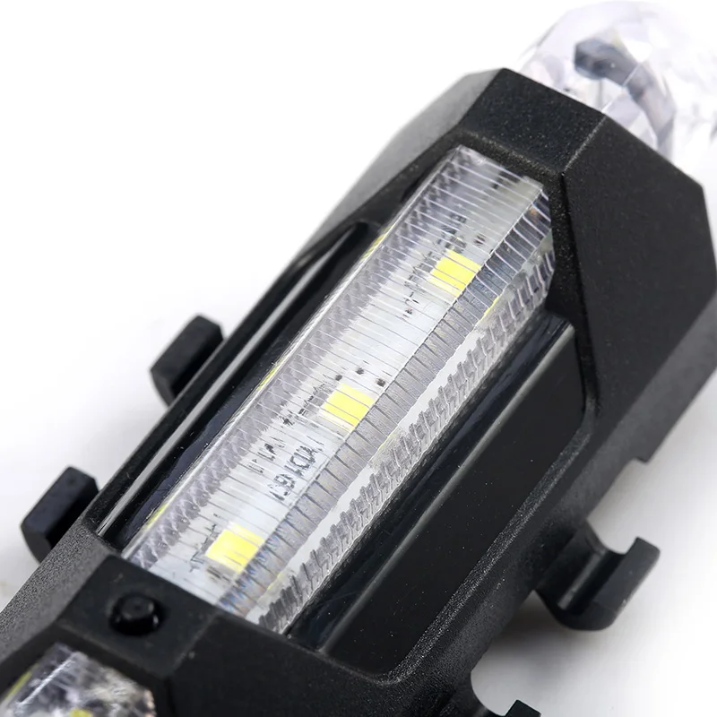 Sale Dropshipping 5 LED Night Mountain Bicycle Cycling Tail Light USB Rechargeable Warning Light Bike Rear Safety Bike Accessories 2