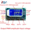 Signal Generator PWM Pulse Frequency Duty Cycle Adjustable Module LCD Display 1Hz-150Khz 3.3V-30V PWM Board Module 3