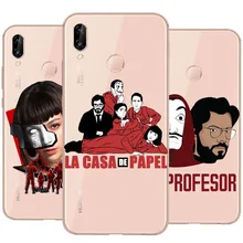 La casa de papel Tokio Spanish tv прозрачный мягкий Силиконовый ТПУ чехол для телефона для huawei P8L P20L P20LITE P30 mate 8 9 10 mate 20Por RS