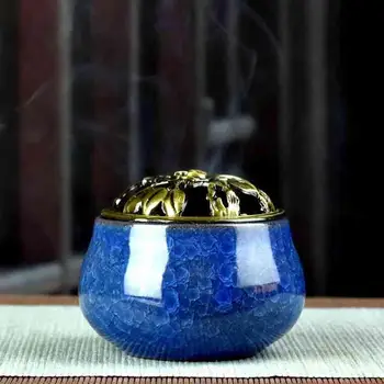 

Ceramic Incense Burners Portable Porcelain Censer Buddhism Incense Holder Home Tea House Yoga Studio 10pcs Incense Gift