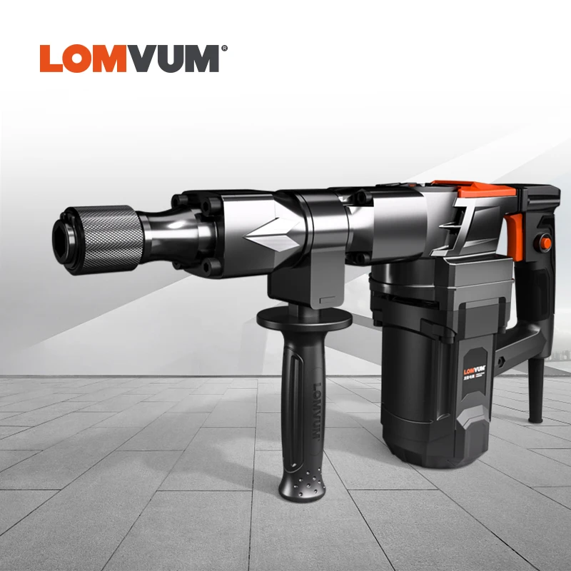 LOMVUM 220 В отбойный молоток Indurstial с BMC аксессуары Ударная дрель электрическая дрель