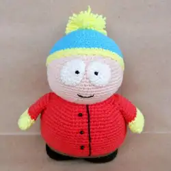 Вязаные игрушки amigurumi cartman