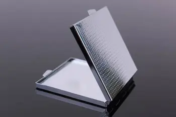 

50X Blank Compact Mirror Silver Square Makeup Mirror Free Shipping
